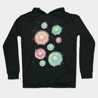 Children's Illustration Sheep in Galaxy Space - Colour Variant 2 Hoodie